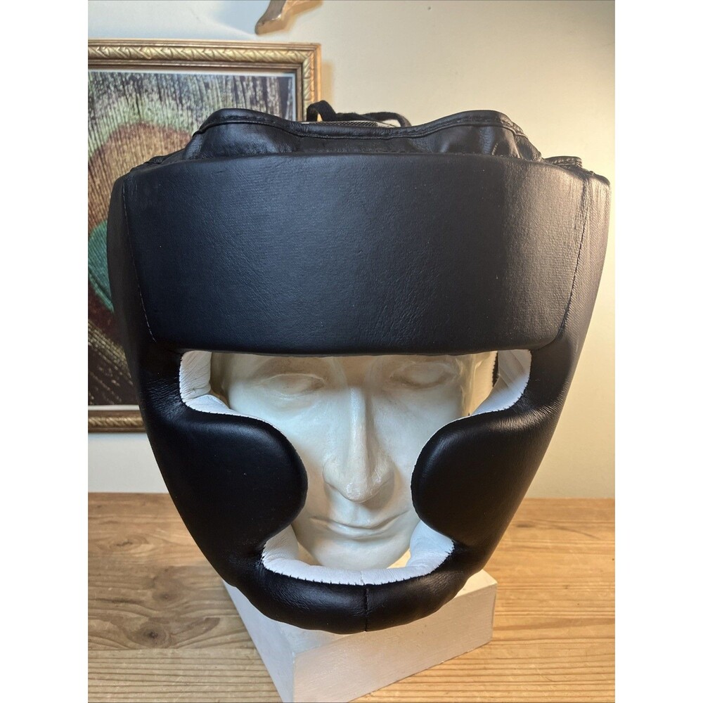 RevGear Boxing MMA Training Headgear with Cheek and Chin Protector -- Size Large
